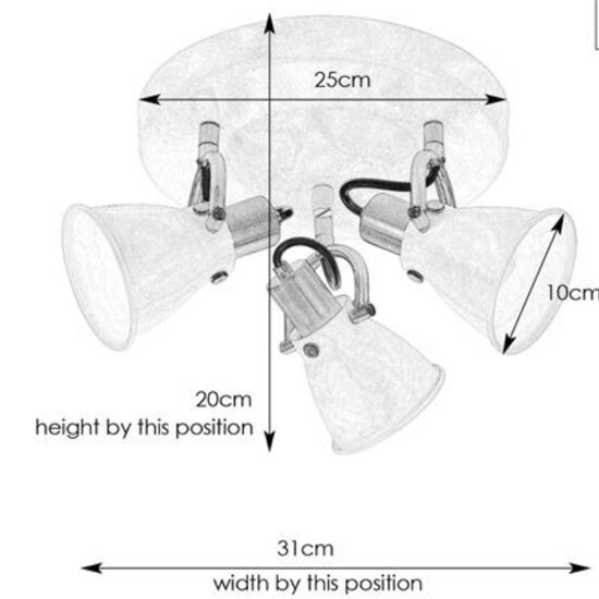 Lampa sufitowa ALTON Markslojd 107854