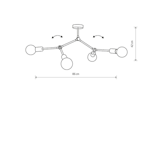 Lampa sufitowa TWIG IV Nowodvorski 9140