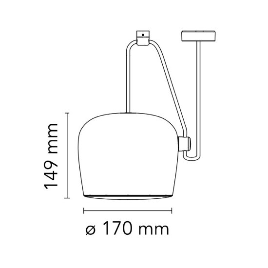 Lampa wisząca AIM Small srebrny F0095054 Flos