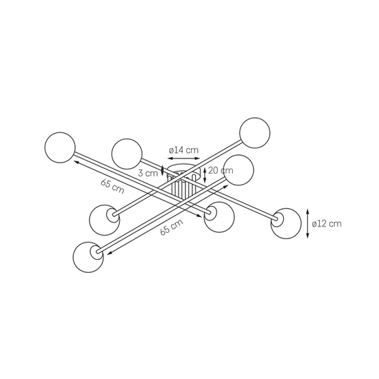 Lampa wisząca ASTRA 8 10775803 KASPA