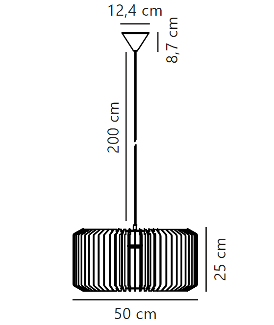 Lampa wisząca Asti 50