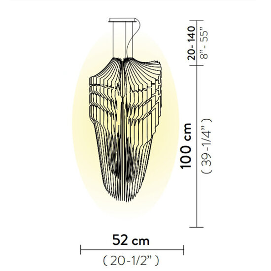 Lampa wisząca Avia M Slamp 