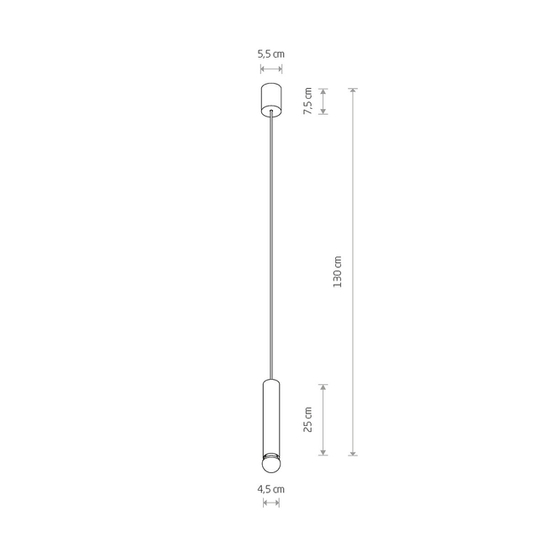 Lampa wisząca BATON M  I 7851 Nowodvorski 