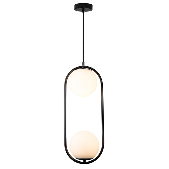 Lampa wisząca COSTA DUO CZARNA 50 CM Step into design