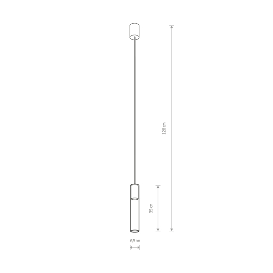 Lampa wisząca CYLINDER L 7864 Nowodvorski 