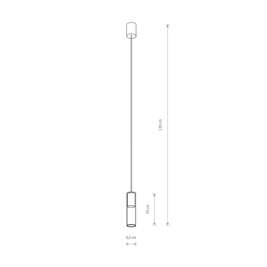 Lampa wisząca CYLINDER M 7865 Nowodvorski 