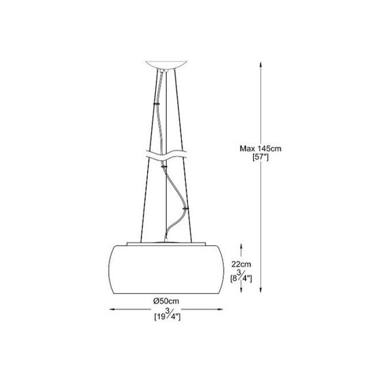 Lampa wisząca Crystal 50 ZUMA LINE 