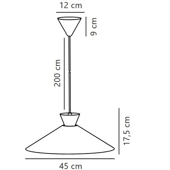 Lampa wisząca Dial 45 Nordlux 2213353001