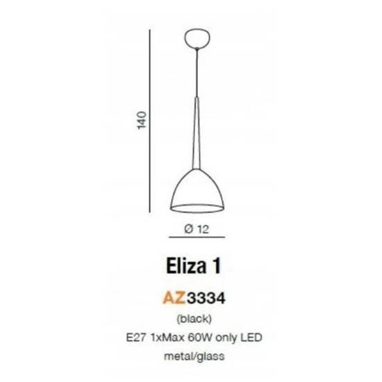 Lampa wisząca Eliza 1 Azzardo