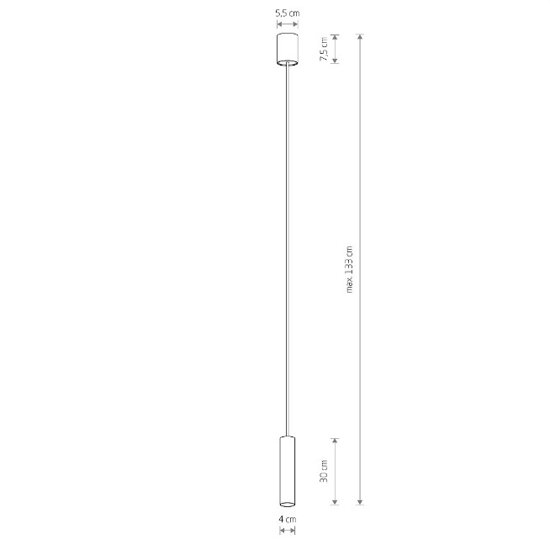 Lampa wisząca FOURTY M Nowodvorski 10770