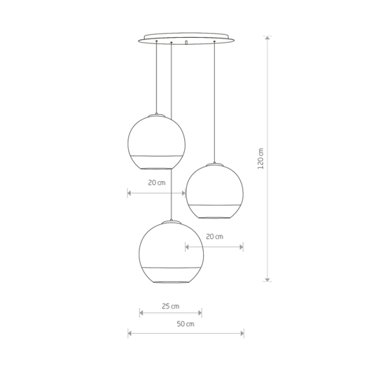 Lampa wisząca GLOBE 7607 Nowodvorski 