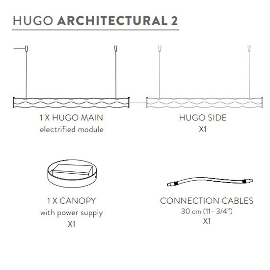 Lampa wisząca HUGO ARCHITECTURAL 2  SLAMP