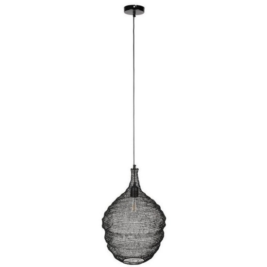 Lampa wisząca Lena M czarna  White Label Living