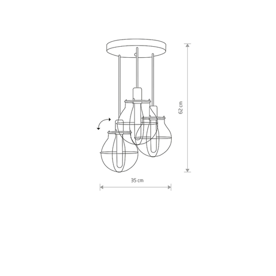 Lampa wisząca MANUFACTURE III Nowodvorski 9740