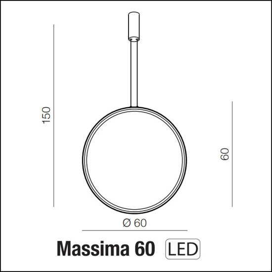 Lampa wisząca Massima 60 Azzardo AZ5255