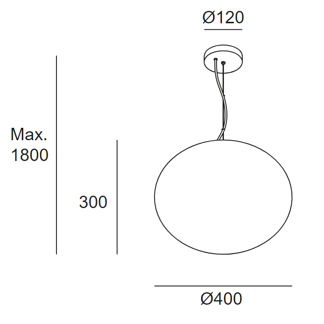 Lampa wisząca NIMES  00-9032-14-F9 Leds-C4