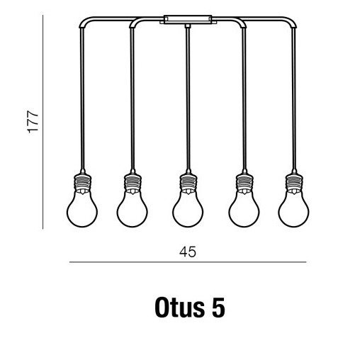 Lampa wisząca OTUS 5 Azzardo 