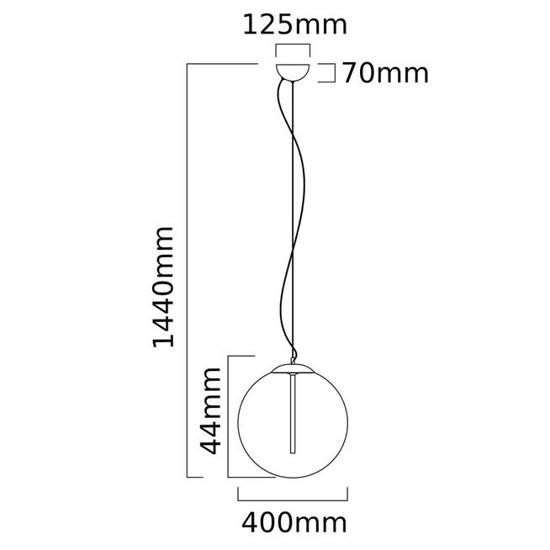 Lampa wisząca Planet L Orlicki Design