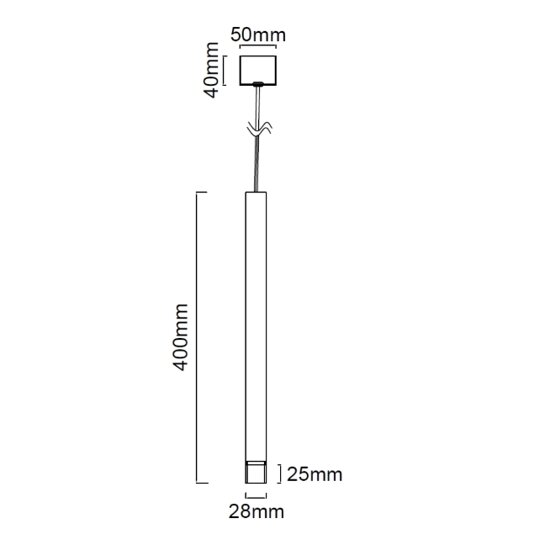 Lampa wisząca Q I 40 Orlicki Design