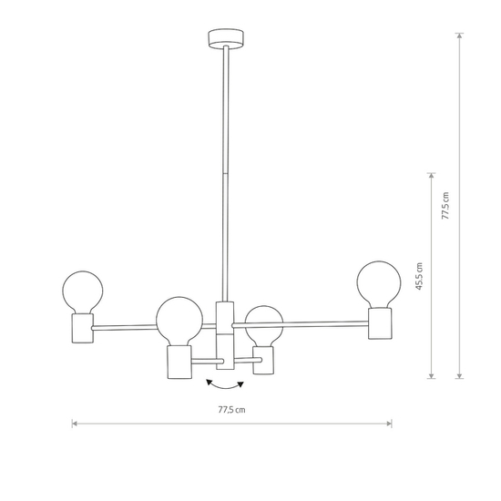 Lampa wisząca RADIUS IV Nowodvorski 7931