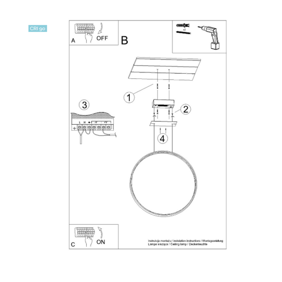 Lampa wisząca RIO 55 Thoro Lighting 