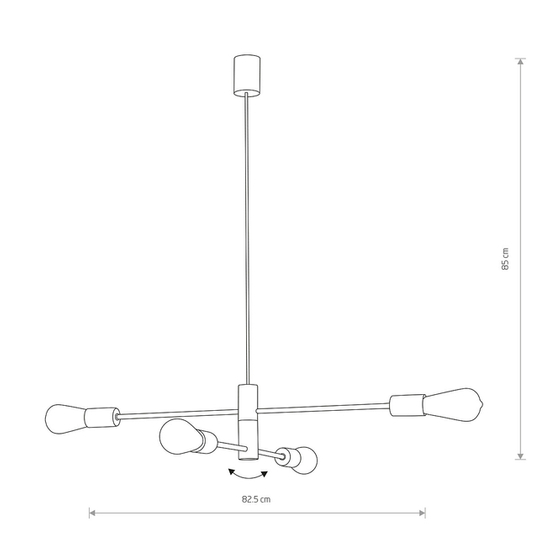 Lampa wisząca ROTOR IV 7935 Nowodvorski 