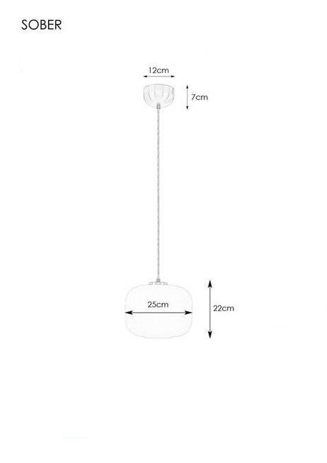 Lampa wisząca Sober Markslojd 107918 mosiądz  