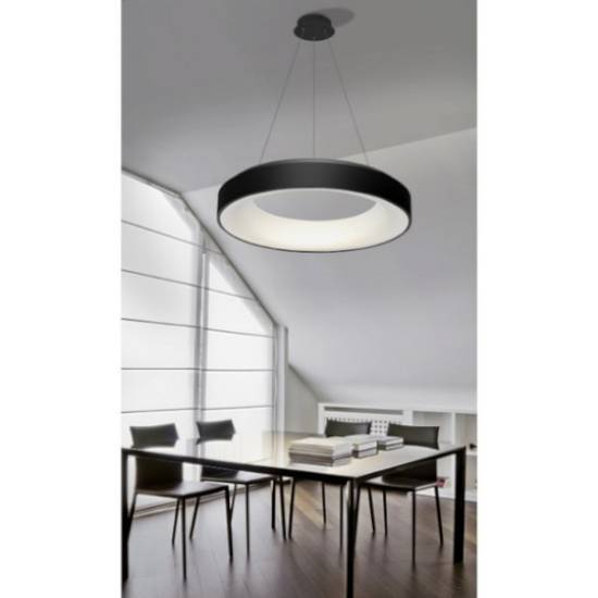 Lampa wisząca Sovana 45 cm Black Smart Azzardo