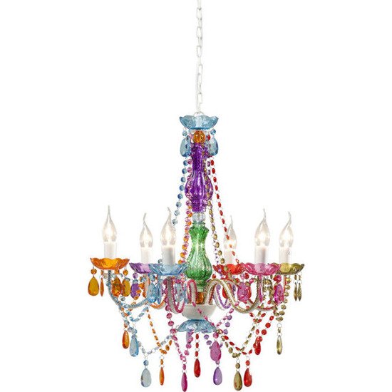 Lampa wisząca Starlight Rainbow Kare Design 64305 kolorowa