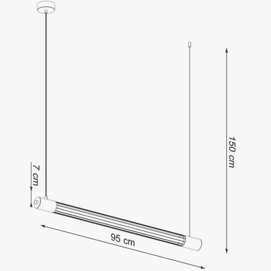 Lampa wisząca VALO czarna Thoro Lighting 