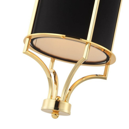 Lampa wisząca glamur Lunga Gold Nero