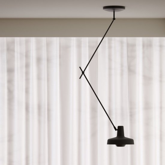 Lampa wisząca na wysięgniku Ceiling Long Black Arigato Grupa AR-C-L