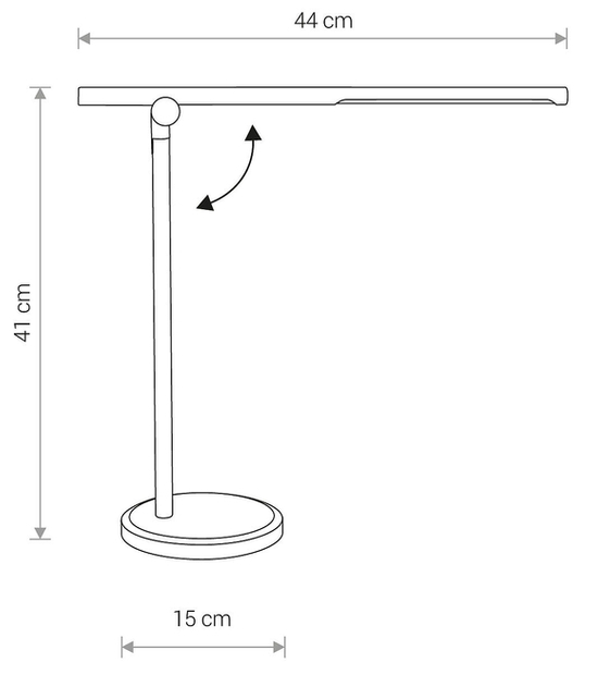 Lampka biurkowa SMART LED czarna Nowodvorski 8358