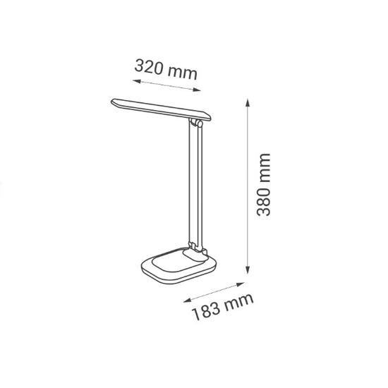 Lampka biurkowa i nocna Magic SLIM RGB Czarna