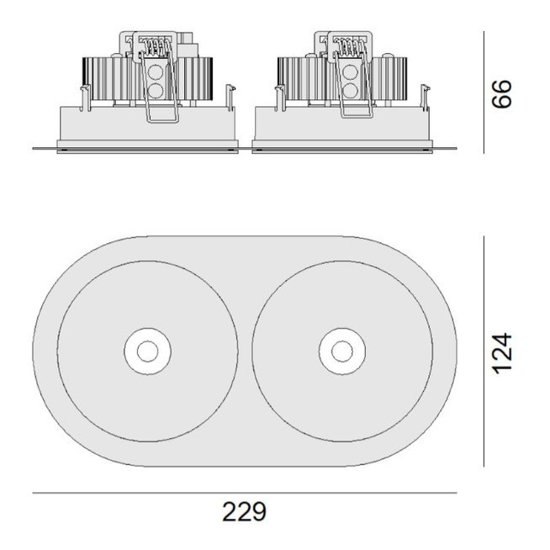 Oprawa do zabudowy Speaker RD100 2 Zaho Lighting