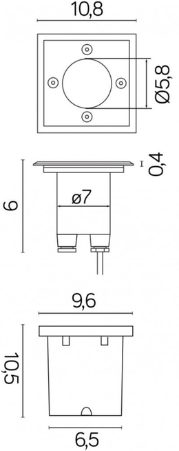 Oprawa najazdowa LEDA ST 5024 B SU-MA