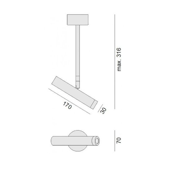 Oprawa natynkowa Hold MD1 Zaho Lighting