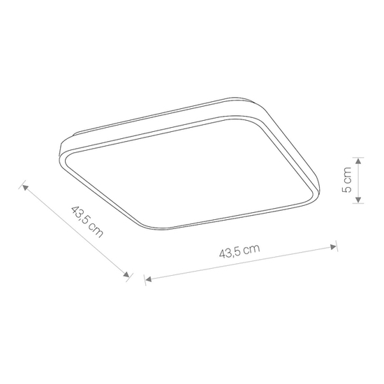 Oprawa oświetleniowa Agnes Square Nowodvorski 4000K