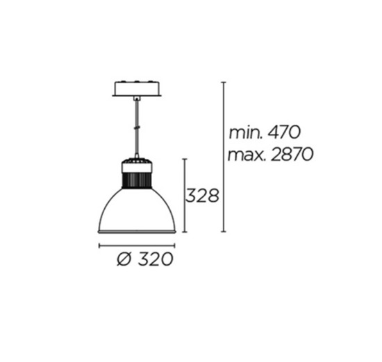 PEK lampa wisząca biała 00-4953-14-00 Leds-C4 