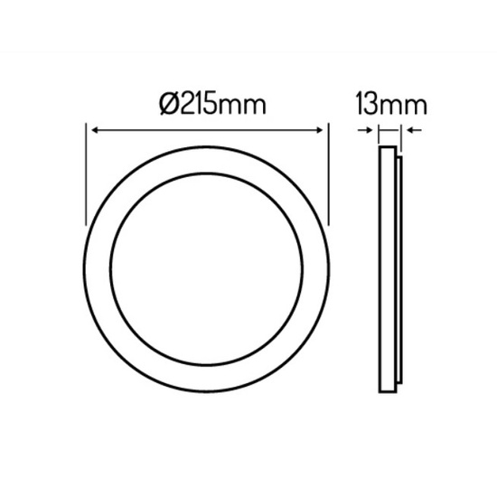 Panel LED line® Easy Fix AURA 18W SMART