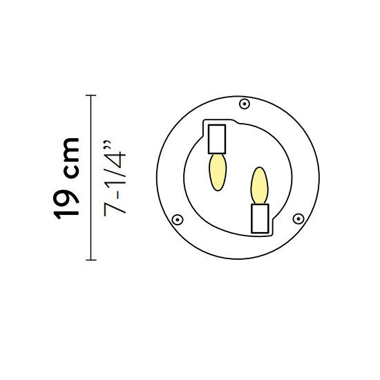 Plafon CLIZIA FUME SLAMP