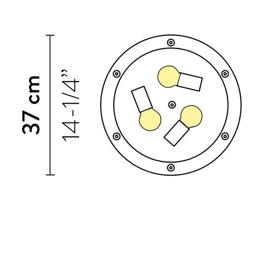 Plafon CLIZIA L PIXEL SLAMP