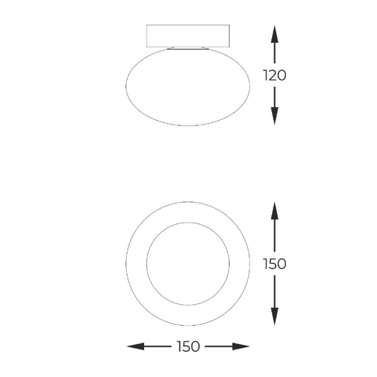 Plafon OMI 1187 Zuma Line