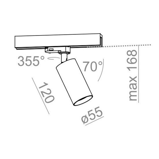 Reflektor PET 230V TRACK AQform