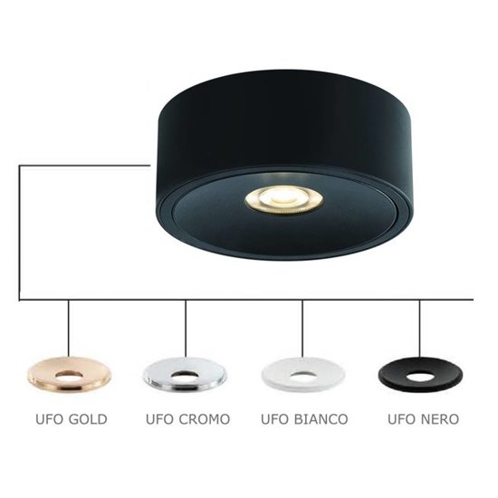 SPOT Neo Nero Slim LED Orlicki Design + Ufo Nero