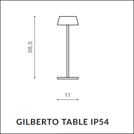 STOŁOWA LAMPKA ZEWNĘTRZNA GILBERTO CORTEN IP54 Azzardo AZ5336