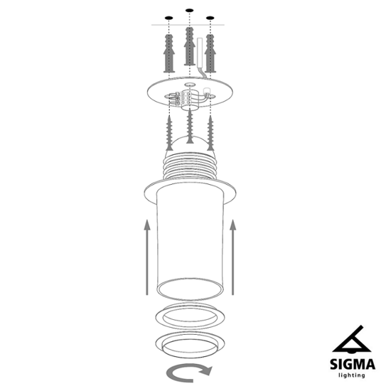 Sfera 35 plafon biały/złoty 32466