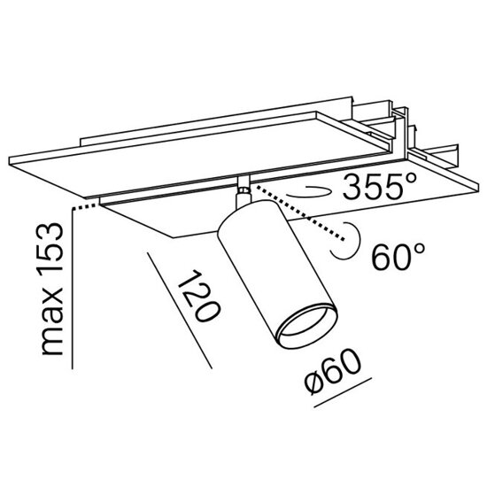 Spot PET next LED DALI do szynoprzewodu high multitrack AQform