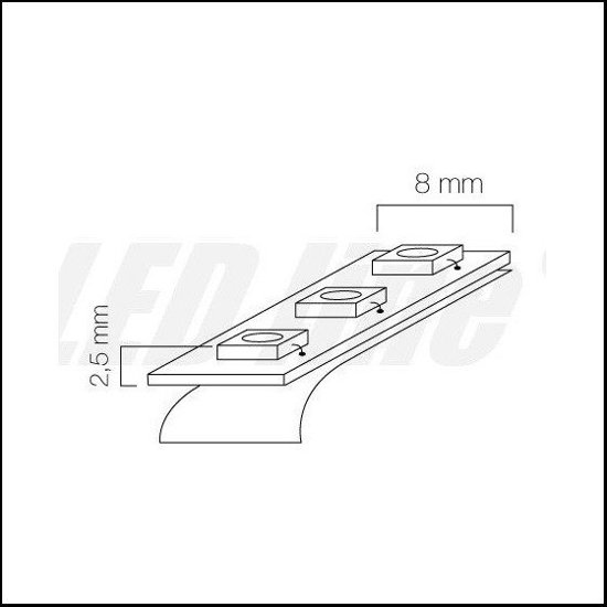 Taśma 150 SMD5050 24V RGB 7,2W LED line 241659 - rolka 5m