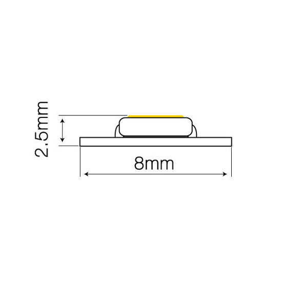 Taśma LED line 600 SMD 3528 biała zimna 10000K 1 metr